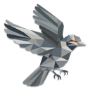 Logo of Sparrow: a lightweight Bitcoin wallet.